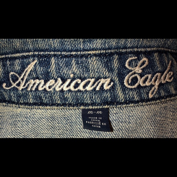 American Eagle 🦅 Denim Jean Jacket,Size-Medium - Picture 4 of 5